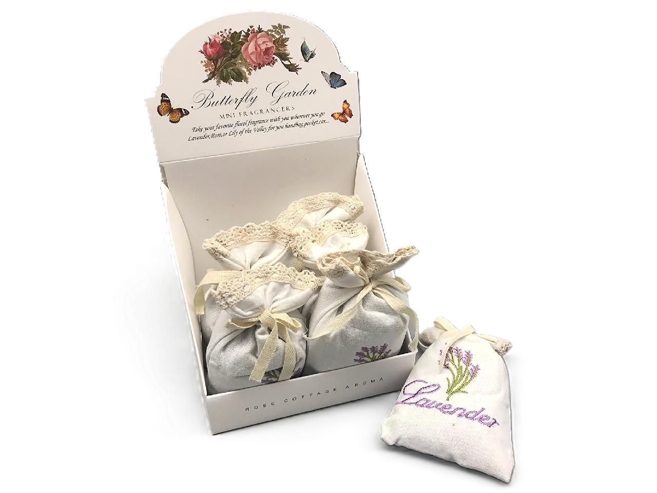 Tray Pack of 6 Large Lavender Sacks